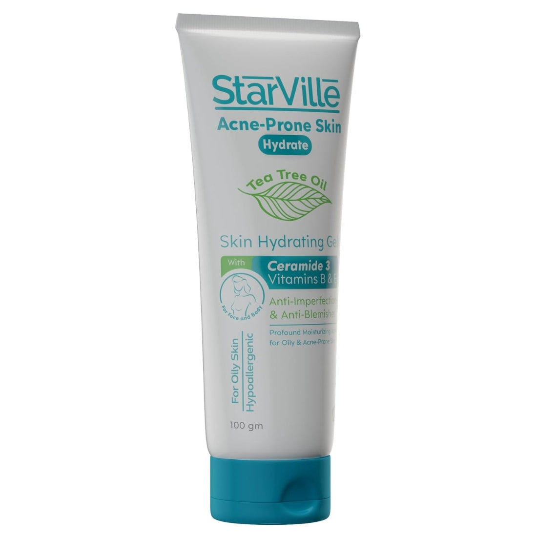 Starville Hydrating Gel for Acne-Prone Skin Oil-Free Moisturizer 100ml


