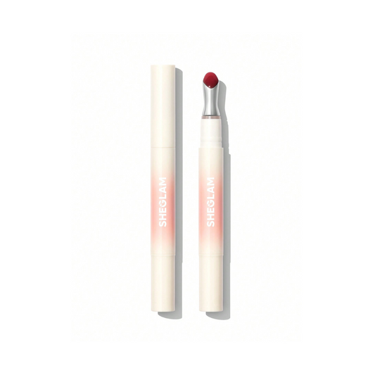 SHEGLAM Bold Booster Lip Plumper – Cherry Gleam shade – glossy plumping lip gloss with juicy cherry red tint
