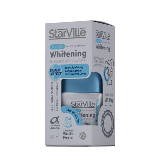 Starville Whitening Roll-On Hair Reducer 60ml front view

