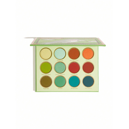 SHEGLAM Forever Feather Eyeshadow Palette with 12 hummingbird-inspired shades in matte and shimmer finishes
